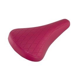 Fenix Cycles Vintage Diamond Pattern Vinyl BMX Bike Saddle, (Pink)
