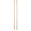 HARFINGTON 5mm Bamboo Knitting Needle Straight Single Pointed 13.8 Inch