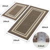 COSY HOMEER Kitchen Rugs Non-Slip 24x35/24x60 Inch Thick Polypropylene Standing