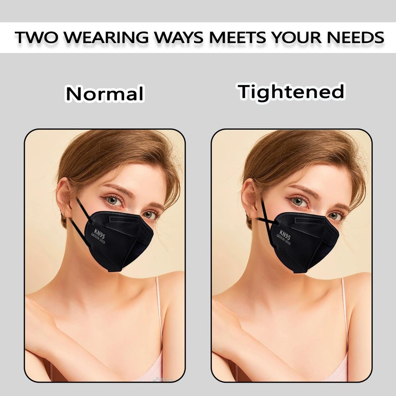 50pcs KN95 Face Mask 5 Layer Cup Dust Safety Masks