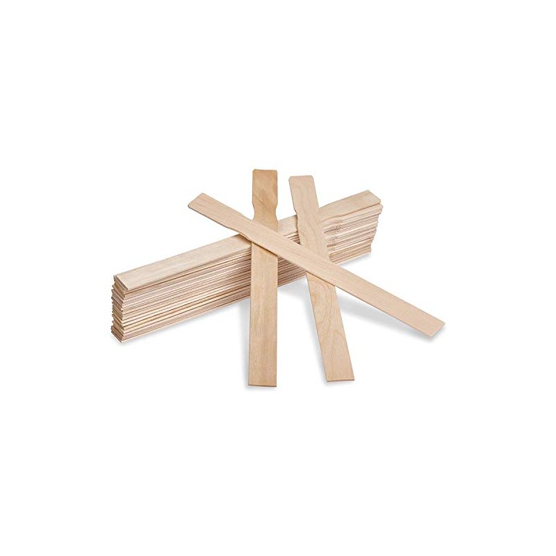 14'' Premium Grade Wooden Paint Paddles- Pack of 50ct