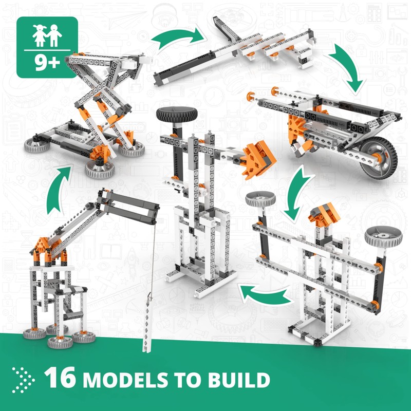 Engino STEM Toys, Mechanics: Levers, Linkages & Structures, Engineering Kits