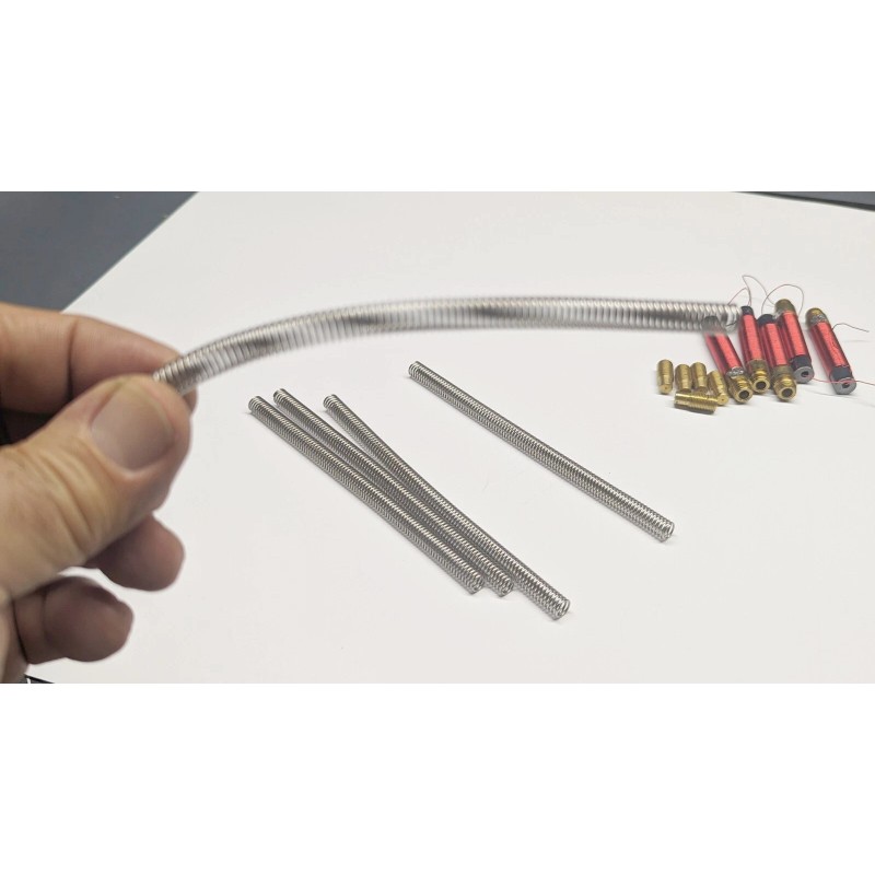 Antenna Spring coil element rubber duck portable flex slinky stainless