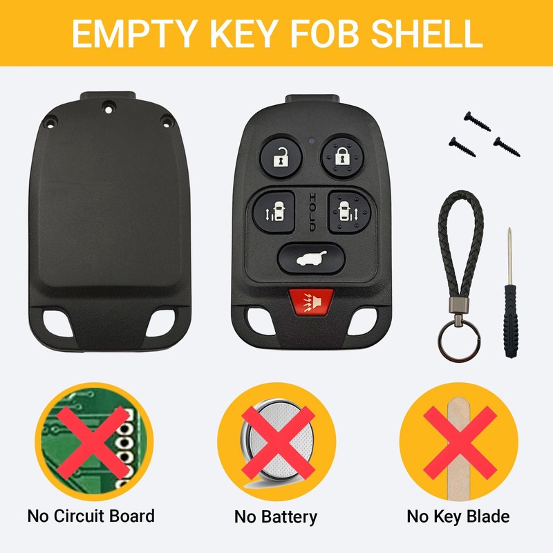 No Cutting Required - Premium Key Fob Case Shell for