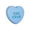 Karlsson Wall Clock Heart Candy - Blue - 30 x
