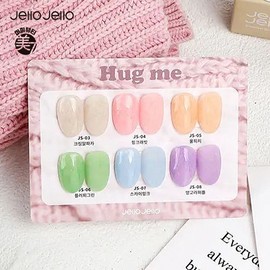 Jello Jello Hug Me Velvet Glitter Gel 6-piece set / 젤로젤로 허그미 벨벳 글리터젤 6종 세트