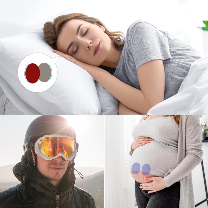 Wired Ultra Thin 4mm Pillow Speakers Stereo,Sleeping Music Headphones for