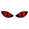 BIKE-label Reflex Sticker 3D Evil Eyes for Car Motorcycle Helmet