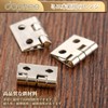 50pcs Dophee 8*10mm Flat Hinges Mini Hinges Wear Hinges Wooden