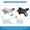 FIQAPJ Engine Coolant Thermostat Housing Assembly Compatible with Chevy Spark