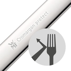 WMF Merit Serviergabel 20 cm, Vorlegegabel, Aufschnittgabel, Cromargan protect Edelstahl poliert, kratzbeständig, spülmaschinenfest