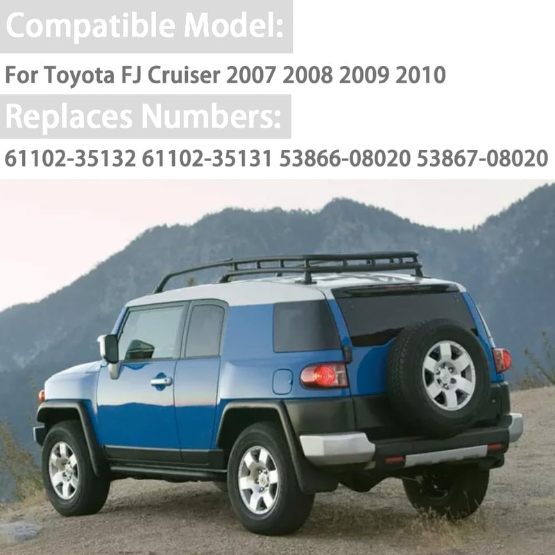 Peintu Left Drivers Side Fender Side Panel 61102-35132 6110235132 Compatible