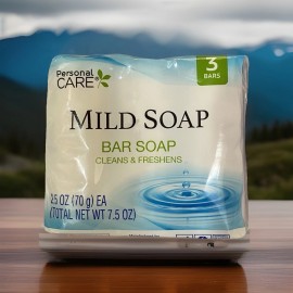 Personal Care Mild Bar Soap, Cleans & Freshens, 3-pack, 2.5 Ounces Each Sealed