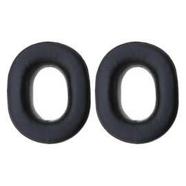 1 Paar Kabellose Kopfhörer Ohrpolster Reparatur Ersatzteile aus Protein-Leder kompatibel mit Sony MDR HW700 HW700DS, Schwarz