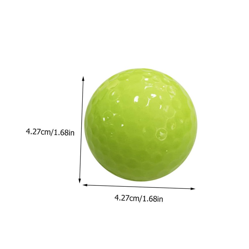 SUPVOX 6pcs Luminous Golf Balls for Night Practice Glow The