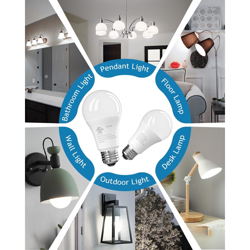 TJOY 24 Pack LED Light Bulbs, 100 Watt Equivalent A19,