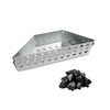 Pack of 2 Charcoal Baskets, High Temperature, Corrosion Resistance, Direct