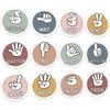 BelleAngle 12pcs Boho Seat Signals Posters Classroom Hand Signals Decors