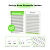 Kolybel 500 Fans Premade Fans Eyelash Extensions 10D 0.07 D