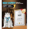 Halypet Cat Harness and Leash Set[MAX Safety 4th-Gen] Cute Escape