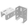 OHIY Heavy Duty Aluminum Fence Bracket for Vinyl Fencing Panel