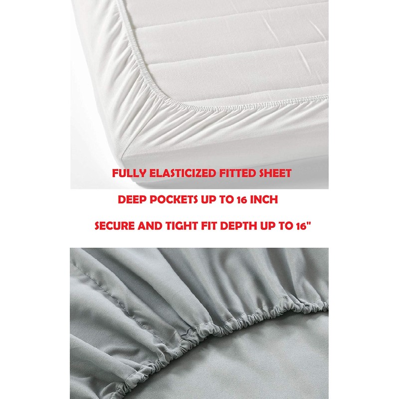 Elegant Comfort Luxurious Solid Pillowcases - Premium Hotel Quality Microfiber