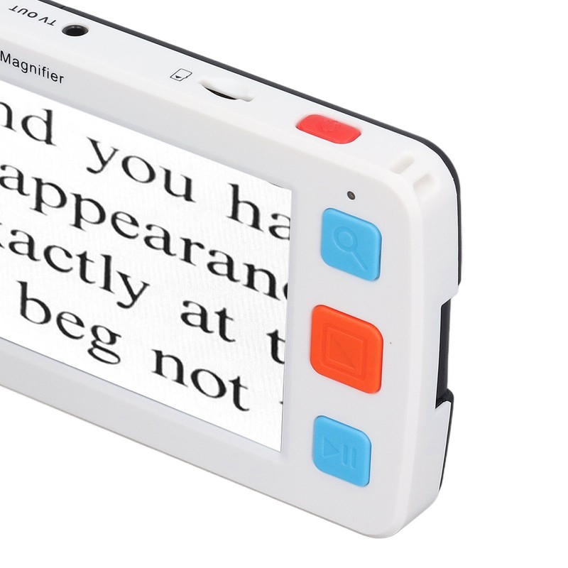 5.0in Electronic Digital Magnifier Portable Reading Aid 4X‑32X Zoom 17