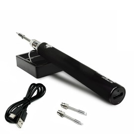 Cordless Soldering Iron Kit - Portable USB Solder Iron with 1000mAh Rechargeable Soldering Kit for Electronics, Appliance Repair, DIY