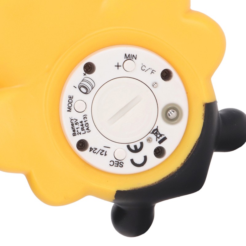 Baby Bath Thermometer Bee Shaped Alarm Function Infant Bath Safety