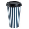 16 Ounce Disposable Coffee Cups With Lids, 400 Hot Cups