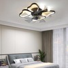 Bedroom Ceiling Fan with Lights, Low Profile Ceiling Fan Light