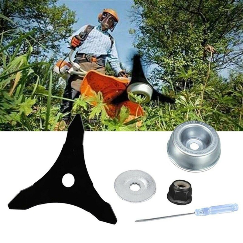 For STIHL 1 Set String Trimmer Brush Cutter Blade Adapter