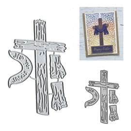 Cross Metal Cutting Die Cuts, DIY Crafts Jesus Cross Scrapbook Paper Cards Cutting Dies Cut Stencils for DIY Embossing Card Making Book Tags Decorative Paper Dies Scrapbooking