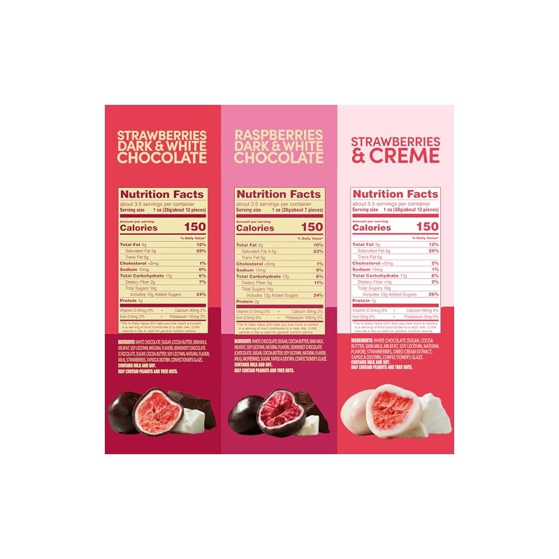 Tru Fru Freeze Dried Fruit Variety Pack - Chocolate Covered