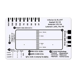 ECG 7 Step Ruler