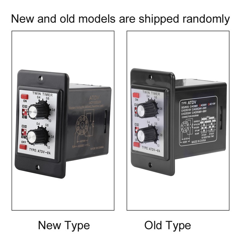 Knob Control Time Switch Relay On Off Timer Relay ATDVYA