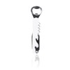 Waiter Corkscrew and Beer Bottle Opener Multifunction Tool (White)