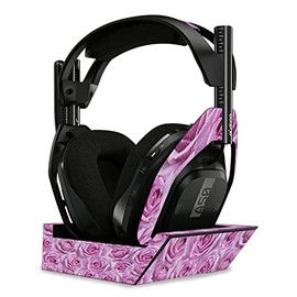 MightySkins Glossy Glitter Skin Compatible with Astro A50 Wireless Headphones + Base Station (Gen 4) - Box of Roses | Protective, Durable High-Gloss Glitter Finish | Easy to Apply | Made in The USA