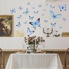 aupawdy Pack of 25 Fluorescent Stickers Butterflies Luminous Wall Sticker