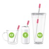 Final Touch GoSip 3-in-1 Reusable Stainless Steel Drinking Straws with