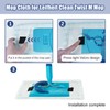 Replacement Microfibre Mop Cloth, Replacement Mop Heads Compatible with Leifheit
