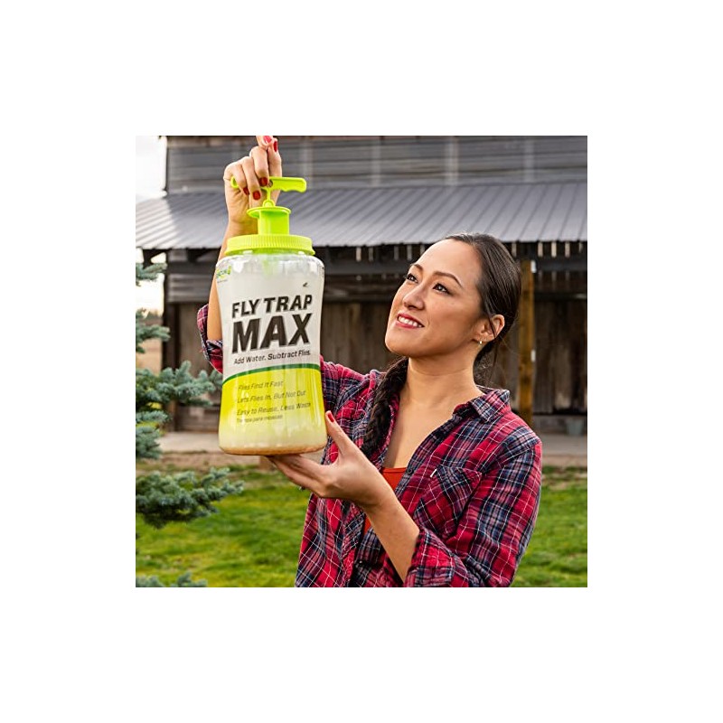 RESCUE! Fly Trap Max Bundle - Large Reusable Outdoor Traps