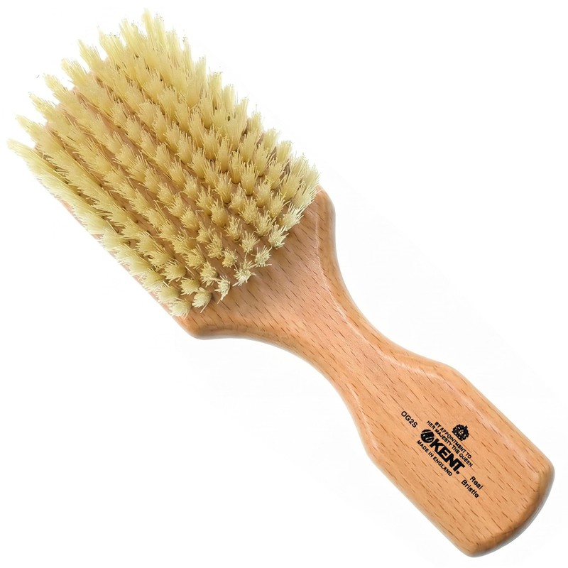 Kent OG2S - Cepillo facial de cerdas suaves de madera