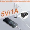 QIANRENON USB 2.0 Thread Mounting 90° Angle Adapter USB 2.0