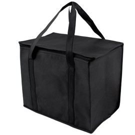 IGXX 35L Foldable Insulated Cooler Bag for Picnic, Camping, BBQ, Beach and Outdoor Activities (Black)