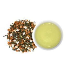 Japan Genmaicha Green Tea with Roasted Rice, 50% Sencha from Kagoshima, Loose Premium Green Tea, Traditional Blend, No Added Flavours, 100 g, WonderTea Japanese Green Tea Genmaicha