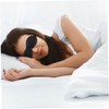 IWOWHERO 2Pcs Comfortable Blindfold Eye Masks Contoured Sleeping Eye Covers