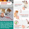 zaabaazina Interactive Cat Toys with Sliding Motion, High-Elasticity Teaser Wand