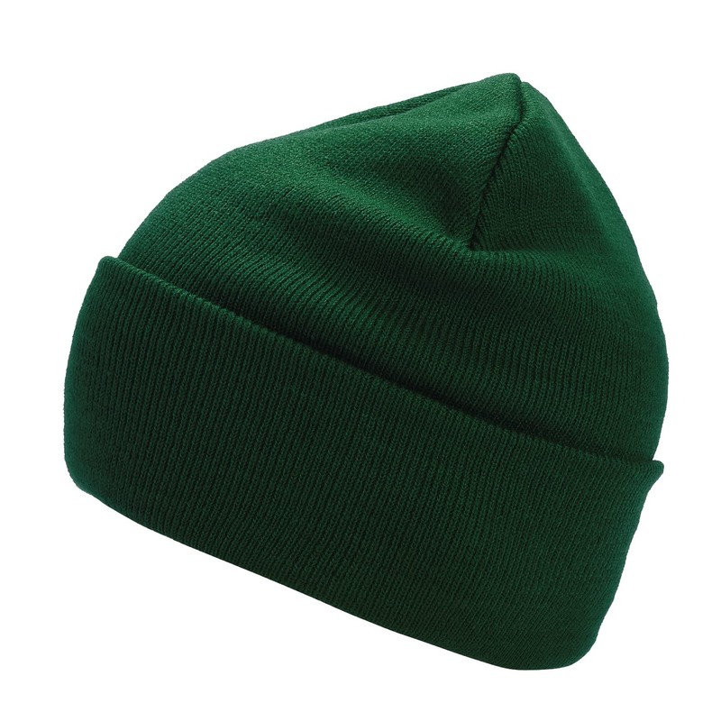 MASADA Women's and Men's Beanie Winter Hat, fir green