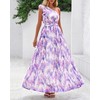 BTFBM Women Summer One Shoulder Floral Wedding Guest Dresses Sleeveless
